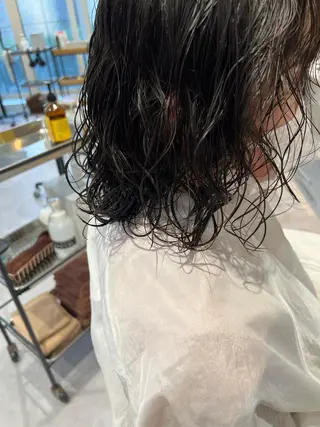 ミディアム パーマ ボブ指名No.1/ ボブパーマ/ユキのヘアスタイル