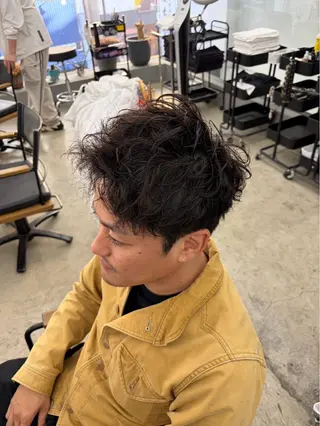 ショート パーマ メンズ メンズ専門サロン wokeのヘアスタイル