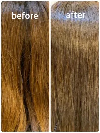 ロング カラー エイト ウメダのヘアスタイル