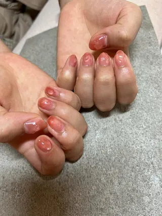 ネイル ちゅるんネイル🪄 耳ツボジュエリー🔗のネイルデザイン