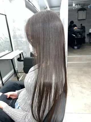 ロング カラー パーマ 🌈艶髪/髪質改善 新宿itouのヘアスタイル