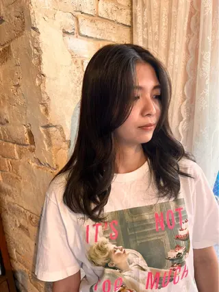 ミディアム 三浦 太生のヘアスタイル
