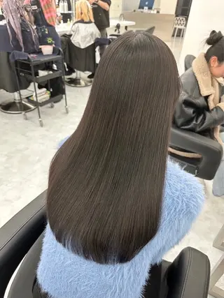 カラー 透明感ブラウン🤎 manami👒🌿のヘアスタイル