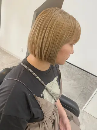 ミディアム カラー ヘアアレンジ 田中 昴輝のヘアスタイル