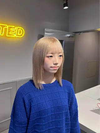 ロング カラー パーマ ヘアアレンジ メンズ キッズ 横浜美容室 RIKAのヘアスタイル