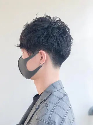 パーマ メンズ ツイスパ/波巻き対応 メンズ特化　石川愛理のヘアスタイル