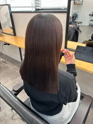 セミロング エクステ/心斎橋/ ハイトーン/ミサキのヘアスタイル