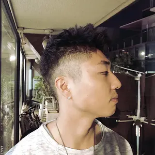 パーマ ヘアアレンジ メンズ ainico+所属・メンズ特化✂️栗原 侑也のヘアスタイル