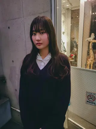 カラー ミディアム 片岸 信征のヘアスタイル