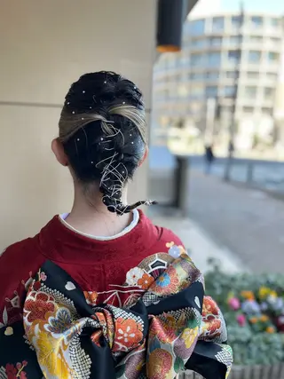 ミディアム ヘアアレンジ トータルビューティー K:R鶴川のヘアスタイル