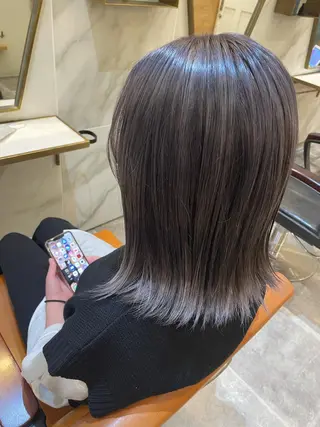 セミロング カラー 🍓 JURiA 🍓のヘアスタイル