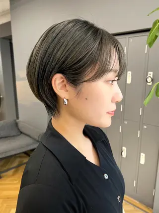 ショート 似合わせショート 森岡俊亮のヘアスタイル