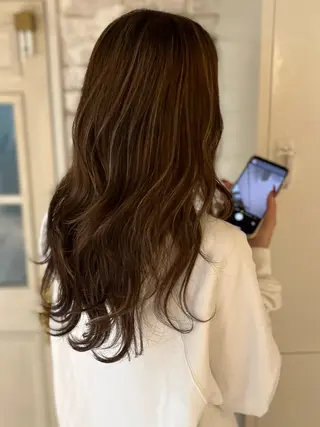 ロング カラー エクステ/プル エクステKOICHIのヘアスタイル