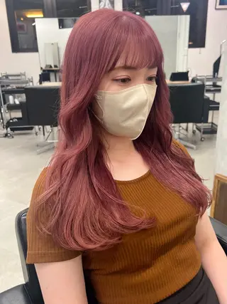 ロング 暖色カラー/レイヤー カット☁️MEI☁️のヘアスタイル