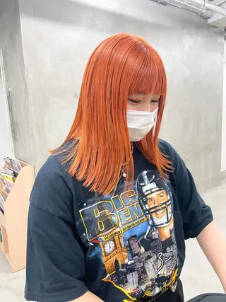 セミロング カラー yurika☁️ 似合わせ｜レイヤーのヘアスタイル