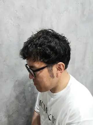 パーマ 🫟メンズパーマ地域 最安値🫟✂藤原のヘアスタイル