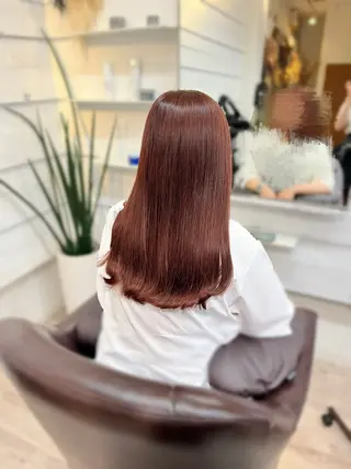 ロング 松島 綾子のヘアスタイル