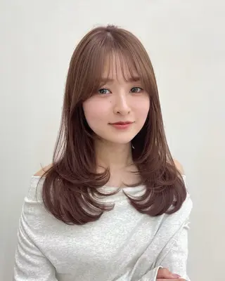 セミロング 透明感カラー🎨 たくまのヘアスタイル