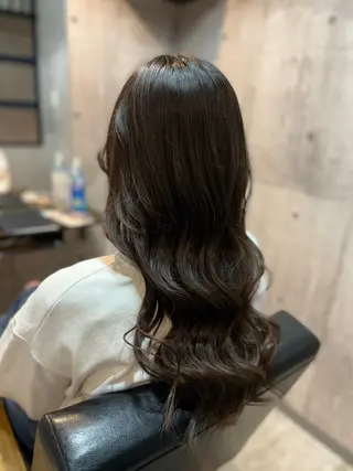 ロング カラー ヘアアレンジ 髪質改善🫧‪ りこのヘアスタイル