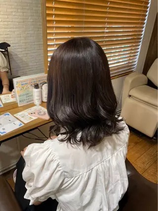 ミディアム な おのヘアスタイル