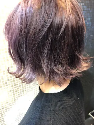 ミディアム カラー Lauburu渋谷 officialのヘアスタイル