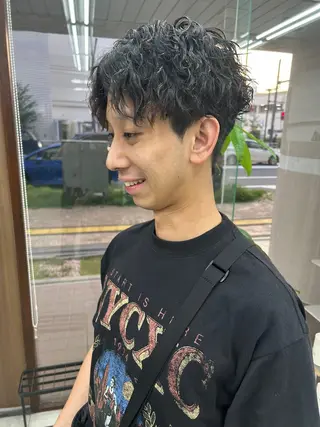 ショート パーマ メンズ メンズパーマの達人 /タカシマ　ダイスケのヘアスタイル