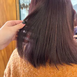 ミディアム カラー 小木曽 里華のヘアスタイル