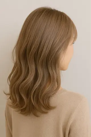 ミディアム 頭浸浴×似合わせ HolyGrailのヘアスタイル