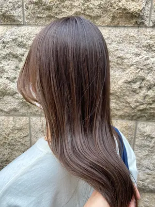 ロング カラー 酸性縮毛矯正/ ホッタケイシのヘアスタイル