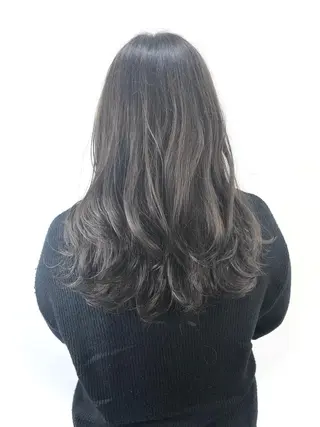 セミロング カラー ヘアアレンジ 顔まわり職人🇰🇷 韓国ヘア/KAITOのヘアスタイル