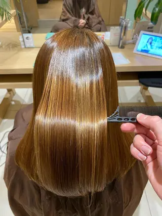 セミロング 髪質改善 フルカワジュンタのヘアスタイル