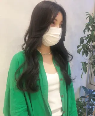 ロング カラー nakahara madokaのヘアスタイル