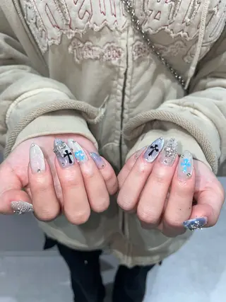 ネイル GO TODAY 吉祥寺Glint所属・うの 韓国ﾈｲﾙ໒꒱⋆⭒˚のネイルデザイン