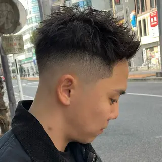 ショート メンズ 立川/メンズパーマ 厚進太郎のヘアスタイル