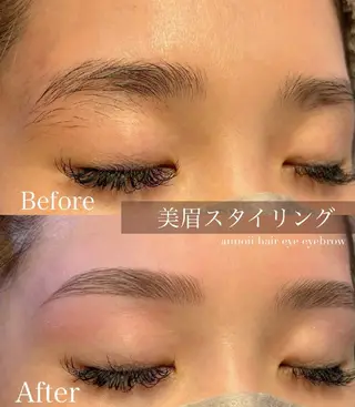 アイブロウ annoii hair eye nail所属・annoiiヘア・マ ツゲ・眉毛・耳つぼのヘアスタイル