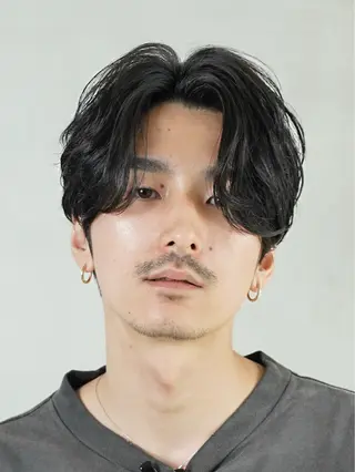 パーマ メンズ 名古屋メンズカラー 特化小林我修のヘアスタイル