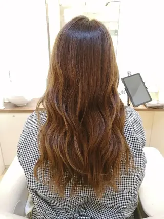 ロング 鈴木 さやかのヘアスタイル