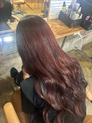 ロング オオニシ オト☁️のヘアスタイル