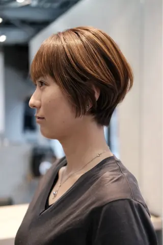 ショート Umu所属・✳︎透明感カラー✳︎ ボブ✳︎nanaのヘアスタイル