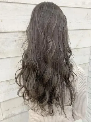 ロング カラー ☀️東京→岡崎☀️ ハイライト青山彪雅のヘアスタイル