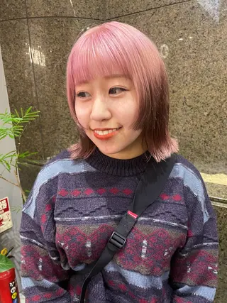 セミロング ショートボブ /綾華のヘアスタイル