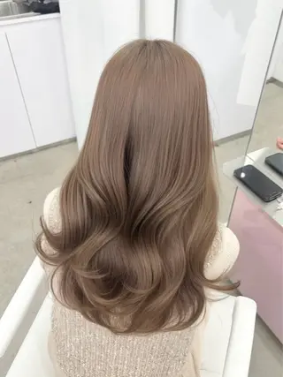 カラー Kana/韓国ヘア /暖色カラー🍒のヘアスタイル