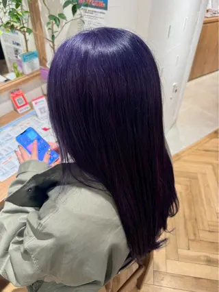 ロング カラー 宮田 心奈のヘアスタイル
