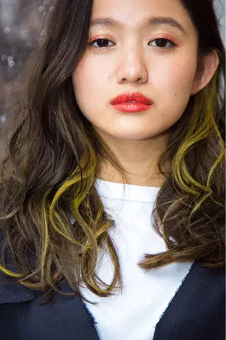 ロング カラー 砂川 航のヘアスタイル