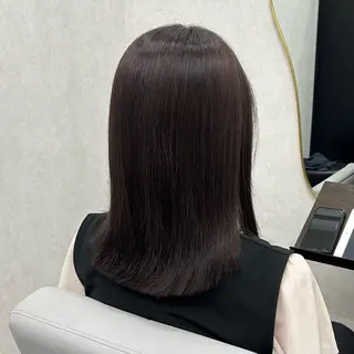 セミロング カラー sita stylist　あみのヘアスタイル