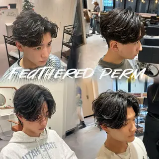 ショート パーマ メンズ Bond Story white所属・【メンズ特化】 メンズパーマ/雄斗のヘアスタイル