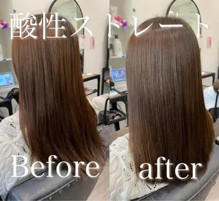 セミロング 【酸性ストレート】 宮下和明のヘアスタイル