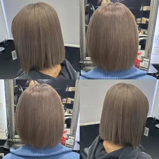 ショート カラー 長田 麻友子のヘアスタイル