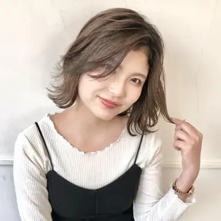 ミディアム esu心斎橋所属・☀️esu☀️ 勇美☀️髪質改善☀️のヘアスタイル