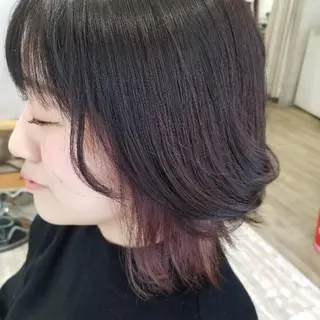 ショート カラー とみー 艶カラー/  大人女性のお悩み相談のヘアスタイル